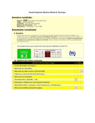 Escola Superior Náutica Infante D. Henrique 
 
 
 
 
   
 
 