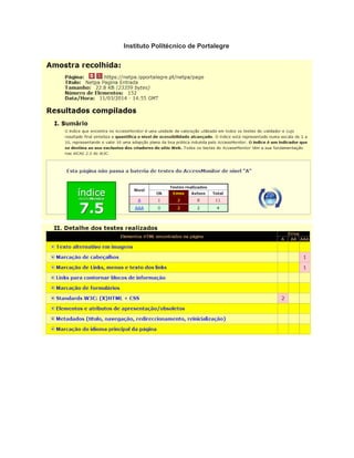 Instituto Politécnico de Portalegre 
 
 
 
 
   
 
 