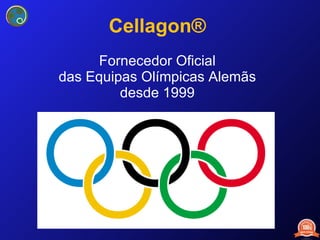 Cellagon® Fornecedor Oficial das Equipas  Olímpicas Alemãs desde 1999 