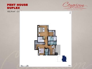 PENT HOUSE DUPLEX 153,74 m²  - 3 SUÍTES 