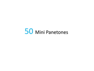 50 Mini Panetones
 