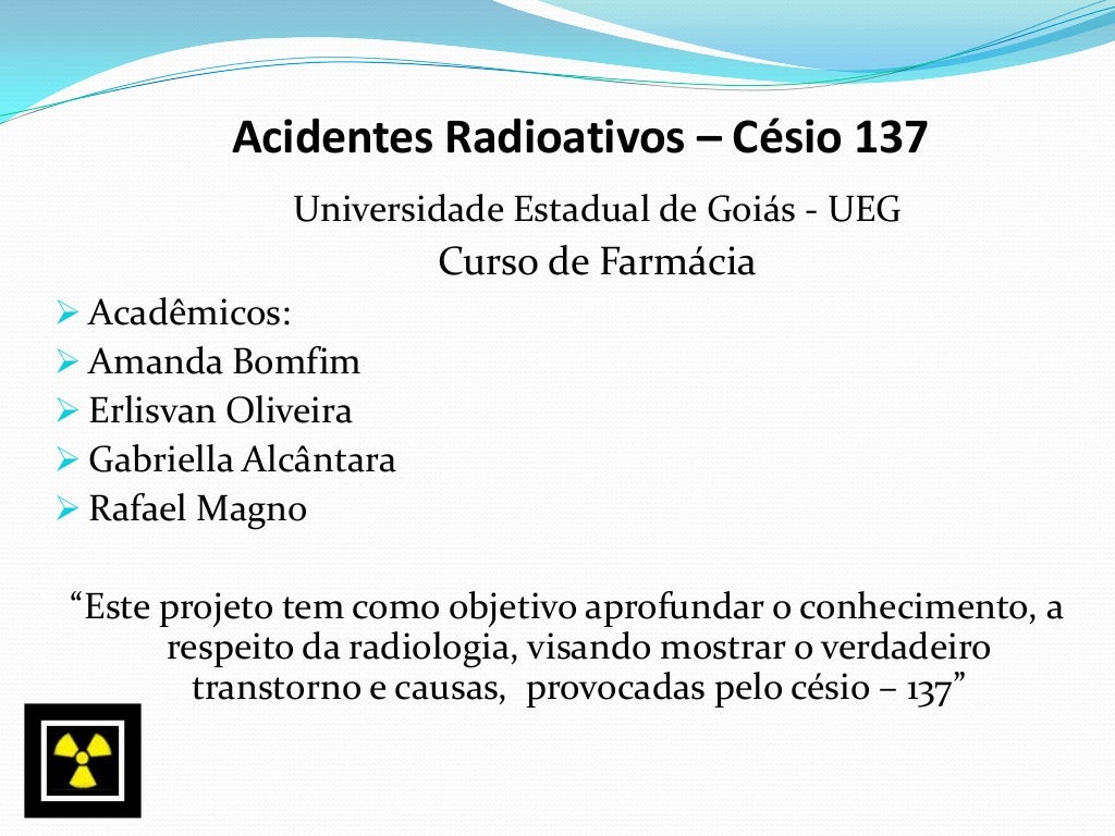 Apresentação cesio 137