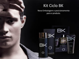 Kit Ciclo BK
Nova Embalagem e posicionamento
para o produto.

 