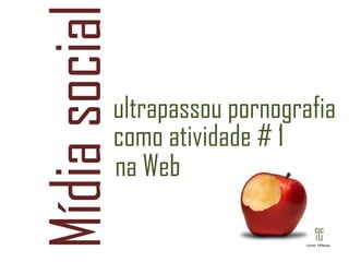 Mídia social ultrapassou pornografia como atividade # 1 na Web Fonte: PRNews 
