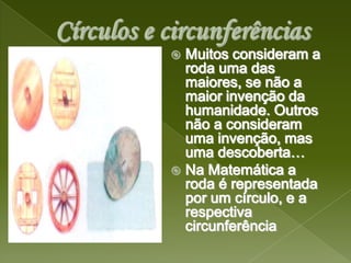 ApresentaçãO Circulo Circunferencia, Raio E Diametro