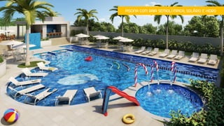 PISCINA COM RAIA SEMIOLÍMPICA, SOLÁRIO E HIDRO
 