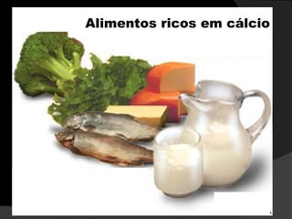 Alimentos ricos em cálcio
 