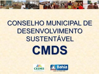 CONSELHO MUNICIPAL DE
DESENVOLVIMENTO
SUSTENTÁVEL

CMDS

 