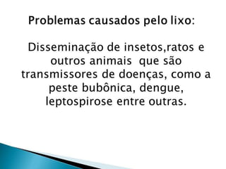 Apresentação coleta seletiva