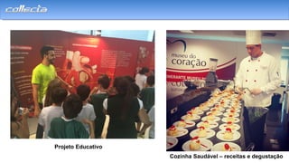 Projeto Educativo
Cozinha Saudável – receitas e degustação
 
