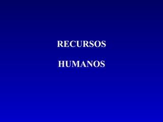 RECURSOS HUMANOS 