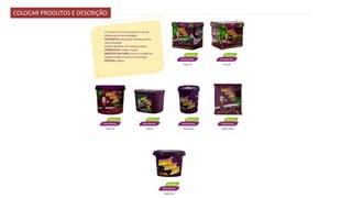 COLOCAR PRODUTOS E DESCRIÇÃO
 