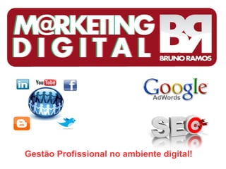 Gestão Profissional no ambiente digital!
 