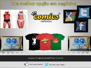 Micro Franquia Camisetas Comics - A maneira fácil e rápida de ter um negócio online para revenda de camisetas.