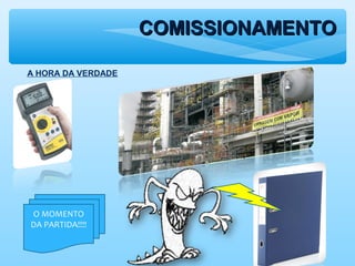 COMISSIONAMENTOCOMISSIONAMENTO
A HORA DA VERDADE
O MOMENTO
DA PARTIDA!!!!
 