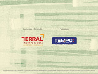 Material exclusivo do corretor.
Empreendimento em fase de aprovação. É proibida a comercialização de unidade sem a prévia aprovação do registro de incorporação. Órgão fiscalizador: CRECI/GO Fone: 3224-2299.
Material de uso exclusivo do corretor. Imagens ilustrativas com sugestão de layout. Móveis, decoração e acabamento a serem entregues conforme memorial descritivo e contrato de venda.

 