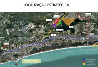 LOCALIZAÇÃO ESTRATÉGICA
Z

DESIGN HOTEL

 