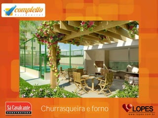 Churrasqueira e forno
 