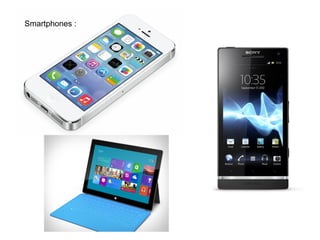 Smartphones :
 