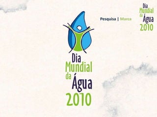                                        Pesquisa | CoresÉ um fato que as cores têm uma grande influência psicológica sobre o ser humano. Existem cores que se apresentam como estimulantes, alegres, otimistas, outras serenas e tranquilas, entre outros.Para a marca do Dia Mundial da Água foi escolhido :O Azul: cor da água, do espírito e do pensamento. Simboliza a lealdade, a fidelidade, a personalidade e subtileza. Simboliza também o ideal e o sonho. É a mais fria das cores.O Azul-escuro: considerada uma cor romântica, lembrando a cor do mar, cor que se associa a coragem ou consistência. OAzul claro: significa tranquilidade, compreensão.O Verde: está associado a esperança, lembra grandeza, como um oceano. É uma cor  que simboliza tudo o que é viril. Vigor, juventude, frescor, esperança e calma.