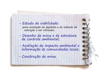 Conhecendo a Indústria de Mineração