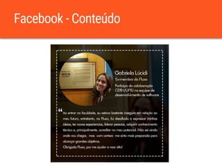 Facebook - Conteúdo
 