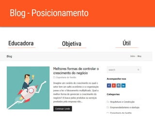 Blog - Posicionamento
Educadora Objetiva Útil
 