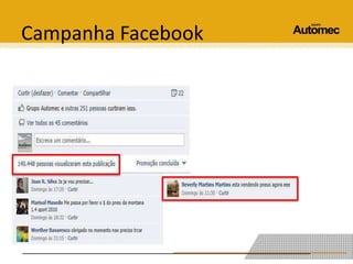 Campanha Facebook 
 
