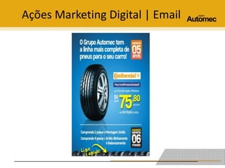 Ações Marketing Digital | Email 
 
