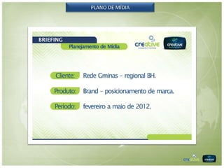 PLANO DE MÍDIA
 
