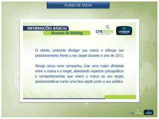 PLANO DE MÍDIA
 