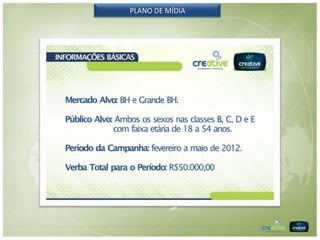 PLANO DE MÍDIA
 