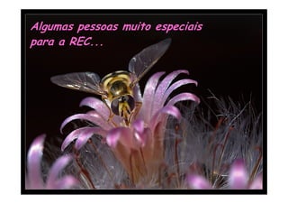 Algumas pessoas muito especiais
para a REC...
 