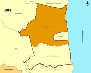 N
1827
OceanoAtlântico
1889
 