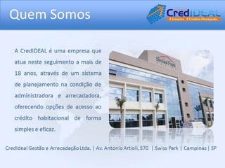 Apresentação credideal
