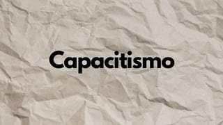 Capacitismo
 