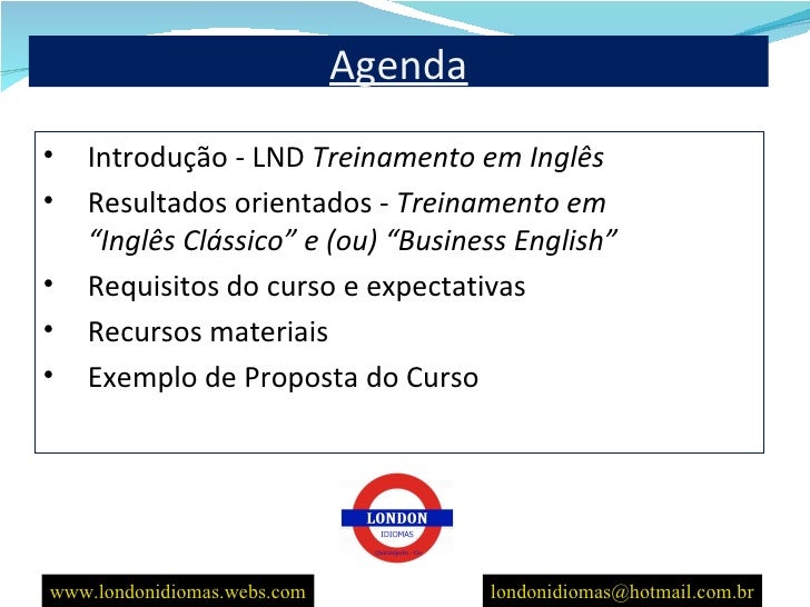Apresentacao de ingles