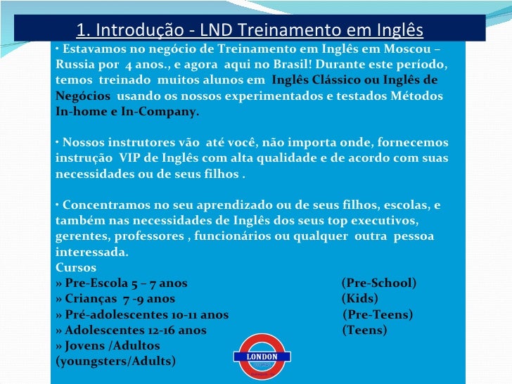 Apresentacao de ingles