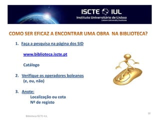 Bases de Dados: Reuters, Datastream, e Bloomerg3Biblioteca ISCTE-IUL