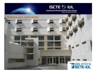 7Biblioteca ISCTE-IULRENOVAÇÕESPodem ser feitas:Duas vezes, por idêntico período, excepto se houver alguma reserva feita por outro leitor;Até 2 dias antes do término do prazo de empréstimoPor telefone, fax ou email(351)217903024Fax:+(351)217903025E-mail: biblioteca@iscte.pt