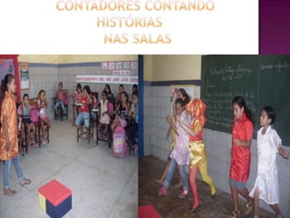   Ações do projeto leitura e                  escrita