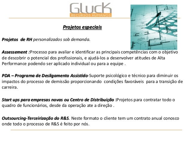 Apresentação Gluck Recursos Humanos