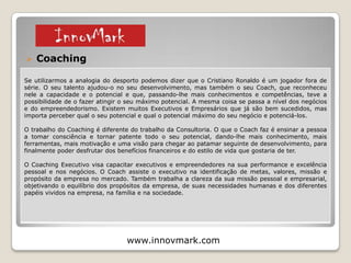 1 – Apresentação e Serviços
www.innovmark.com © 2015
 