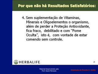 Material Desenvolvido pelo
Prof. David Menezes
Adaptação de Ricardo H. Valdés
 