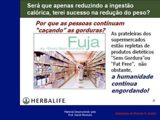 Material Desenvolvido pelo
Prof. David Menezes
Adaptação de Ricardo H. Valdés
 