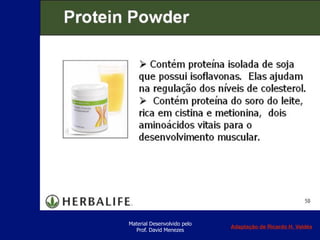 Material Desenvolvido pelo
Prof. David Menezes
Adaptação de Ricardo H. Valdés
 