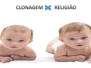 A clonagem é natural em todos os seres originados a partir de
reprodução assexuada (ou seja, na qual não há participação
de células sexuais), como é o caso das bactérias, dos seres
unicelulares e mesmo da relva de jardim. A clonagem natural
também pode ocorrer em mamíferos, como no tatu e nos
gêmeos univitelinos.
 