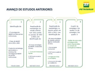 AVANÇO DE ESTUDOS ANTERIORES
 