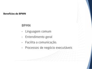 Benefícios do BPMN
 