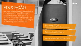 CESAR - Apresentação de Negócios | PDF